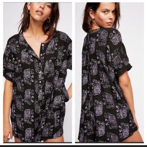 Free People Beach Elephant Romper